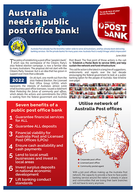 Postal bank information PDF