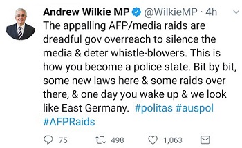 Andrew Wilke tweet